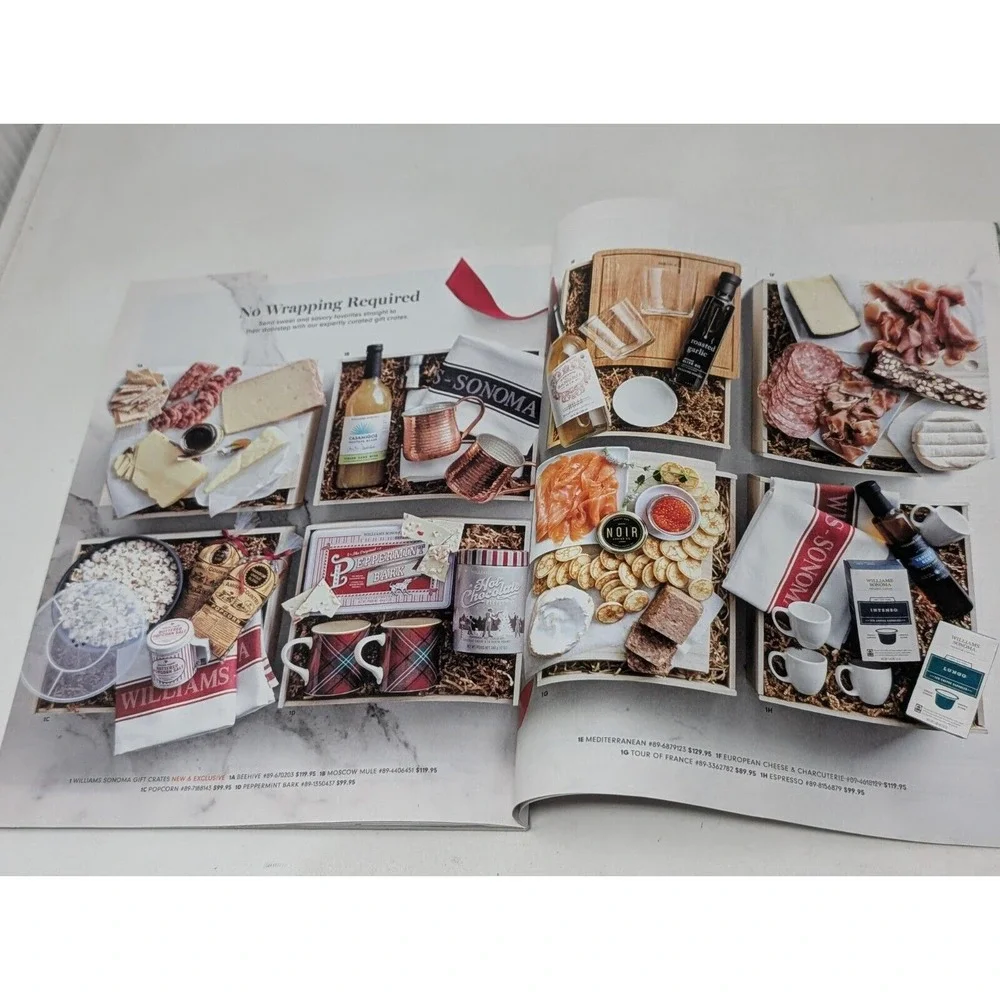 Williams Sonoma Catalog Holiday 2021 Look Book  Thanksgiving Kitchen Decor VTG‎